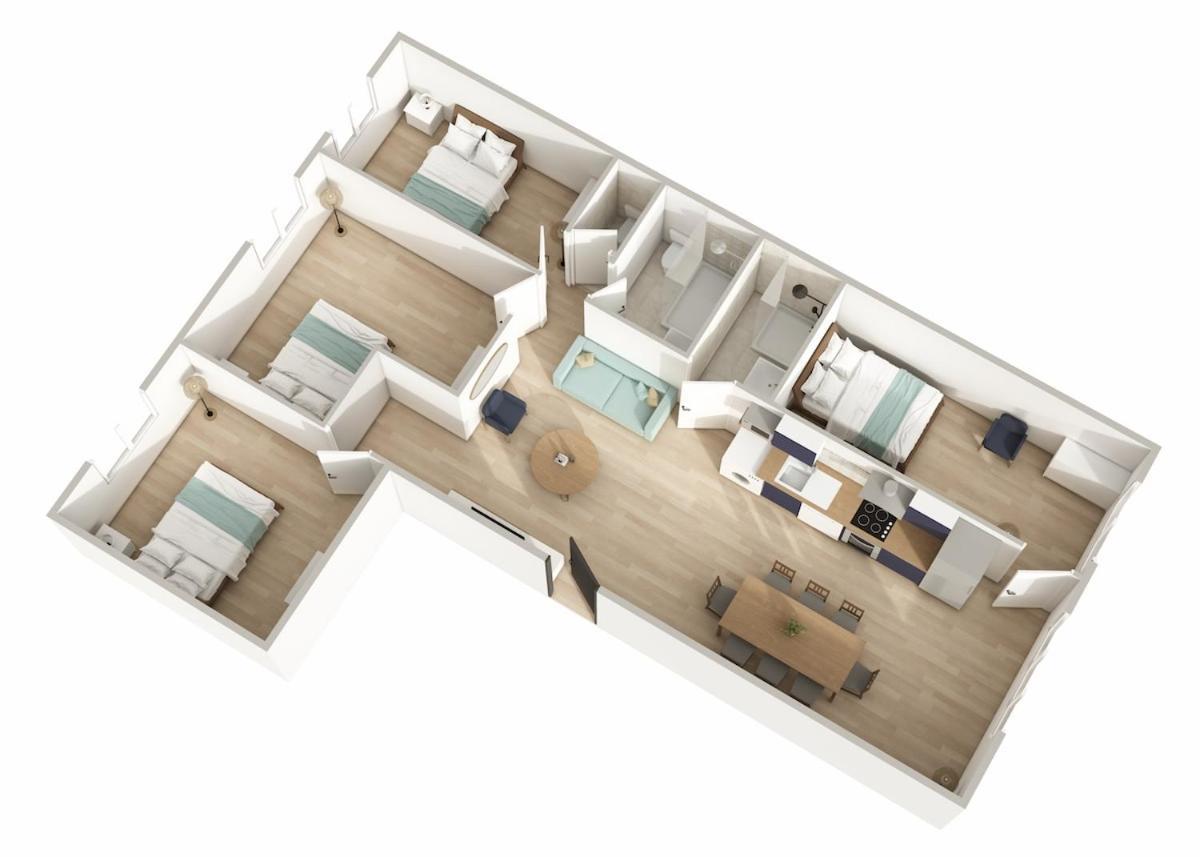 Appartement 4 Chambres Champigny-sur-Marne Buitenkant foto